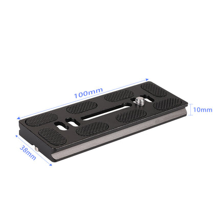 Wholesale Slr Quick Release Plate Camera Aluminum Alloy Pu60 Base Ptz Pu Base Plate Universal Quick Release Plate Quick Release Seat