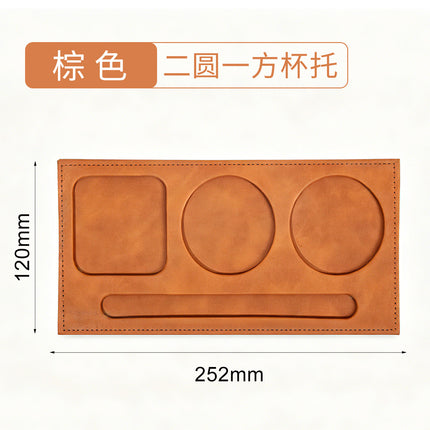 A6 document splint business office meeting leather writing pad manager magnetic folder logo signature board