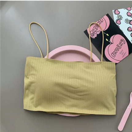 Traceless Beauty Back Tube Top One-piece Anti-walking Breathable Sling Small Vest for Summer Sexy Spice Girl Women's Chest Wrapping