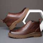 Brown cotton-padded shoes / 38