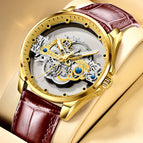530 [double-sided hollow] brown leather