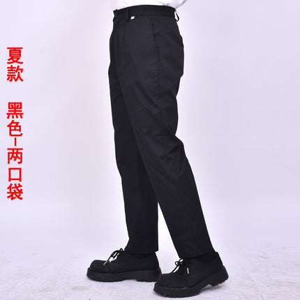 Autumn and Winter Pure Cotton Work Pants for Men, Wear-Resistant Welding Workwear, Blue Construction Site Workshop Handling Work Clothes Pants
