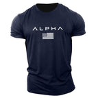 Old Blue printed white / M