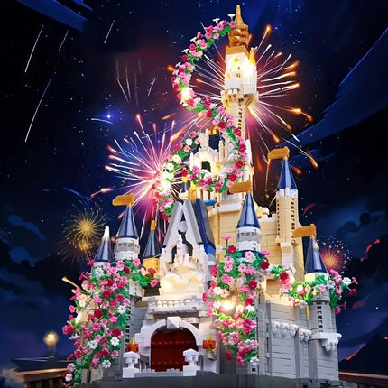 Princess Castle Compatible Lego Building Blocks Adult High Difficulty Assembled Toy Model for Girlfriend Girl Gift