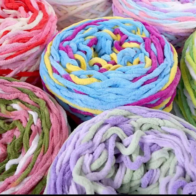 3.8 two ice thread single strand small ice thick wool ball hook shoe thread slippers scarf cushion wholesale large quantity