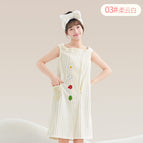 23# small fresh soft cloud white / Free size