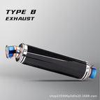 Stb curled elbow with blue ends