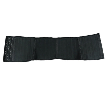 18cm short sports belly belt 25 bone three rows 9 hook matte leather rubber waist waist plastic belt cross border