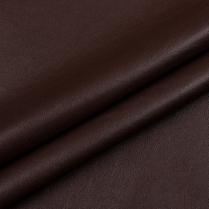 Elastic Pu Soft Leather Fabric with Fine Grain for Bags and Shoes, Flat Elastic Clothing Material, Plain Weave Garment Accessories for Cross-Border Trade