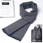 S927 gray and black houndstooth