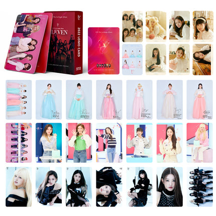 Korean Star 55 Boxed Small Cards Stray (g) I-Dle Ive Ateez Collection Lomo Cards Cross-Border