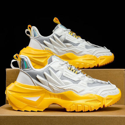 Sports Shoes Shoes Men's 2025 Autum Men's Thick-Soled Sports and Leisure Popular Trbottomy Brand Hong Kong Style Shoes
