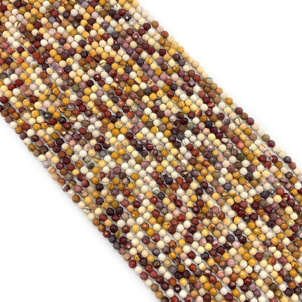 Natural Stone Crystal Mini Size Beads Cut Face Facet Round Beads Bracelet Necklace DIY Original Beaded Accessories Beads
