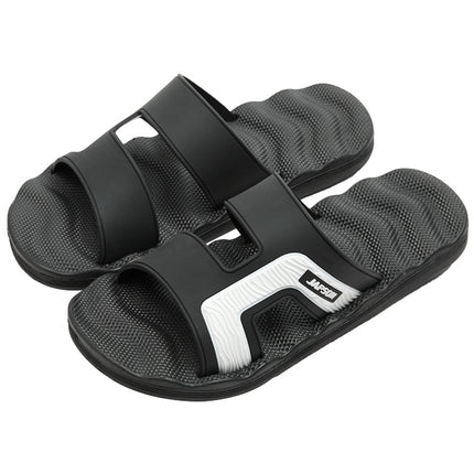 Large Size Men's Slippers Men's Sandals and Slippers for Outer Wear Massage One-Word Thick Bottom Non-Slip Household Bathing Sandals for Summer for Youth