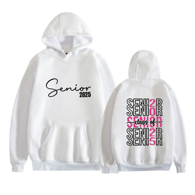 Amazon Aliexpress Export Fleece-Lined Drop Sleeve Hoodie with Letter Print on the Back Kangaroo Flap Pocket Pants Sweatshirt in Stock