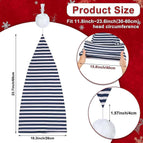 Navy blue-white stripes