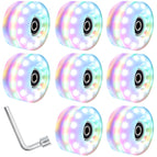 6 lights snowflake color light wheel (White bearing) 8 + wrench