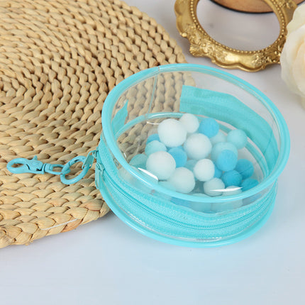 10cm Cotton Doll Pain Bag PVC Transparent Round Doll Tuanzi Walking Bag 15cm Doll Storage Bag