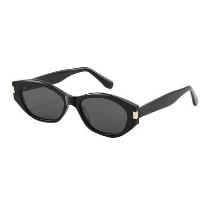 Retro Cat-Eye Sunglasses for Women 2025 New High-End Anti-Uv Slimming Look Polarized Sunglasses for Square and Round Faces