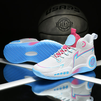 Men's Shoes, Sports Shoes, Young Student Couples, Professional Practical Basketball Shoes, Grip, Non-Slip, Wear-Resistant Mesh Breathable Sneakers