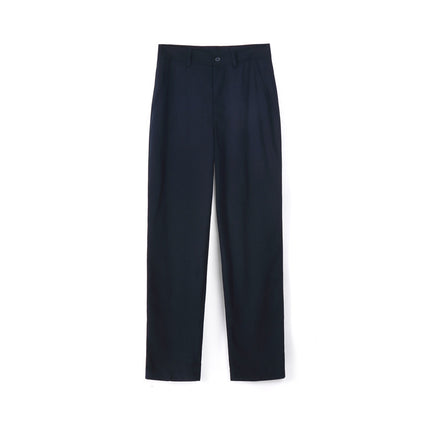 Factory Direct Sales Special Price Men's and Women's Plaid Trousers High-Waisted Student Trousers Evening Matte Gray Small Grids Olive Grids Class Uniform