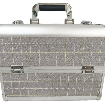 Manufacturer's Ready-Made Wholesale and Retail Professional Makeup Box, Beauty and Manicure Box, Double-Layer Large-Capacity Portable Makeup Box