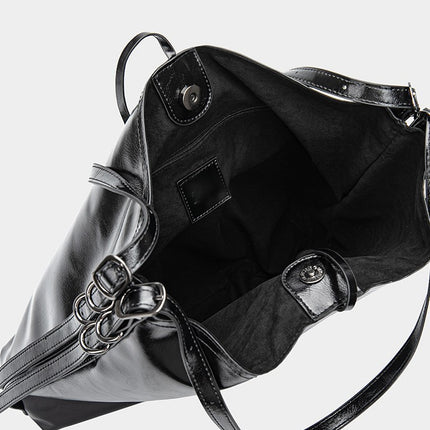 Z's 2025 Spring New Product Cross-Border Trendy Women's Bag New Year Series Buckle Decoration Large Capacity Shoulder Bucket Bag