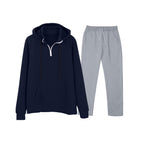 Navy blue + light gray / S