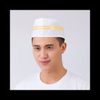 Cloth yellow-rimmed boat hat -10 high 10cm wide 29.5cm / Adjustable