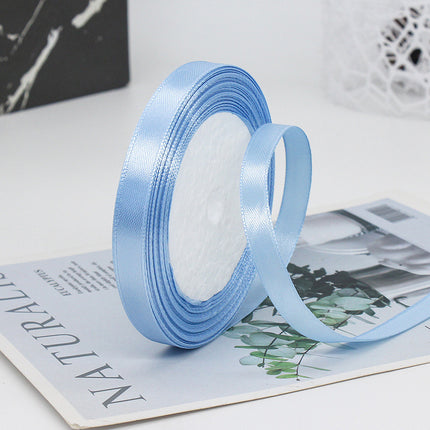 1cm Ribbon Gift Packaging Ribbon Cake Baking Gift Box Ribbon Wedding Decoration Cross-border Ribbon Wholesale