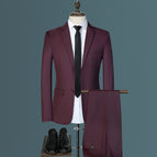 Burgundy two piece set / M