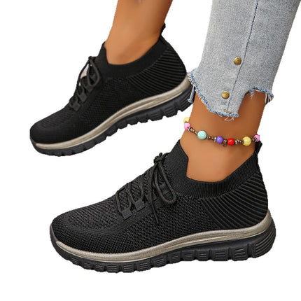 Foreign Trade Large Size Shoes 2025 Autumn Simple Lightweight Outdoor Mesh Shoes Breathable Mesh Shoes Wholesale