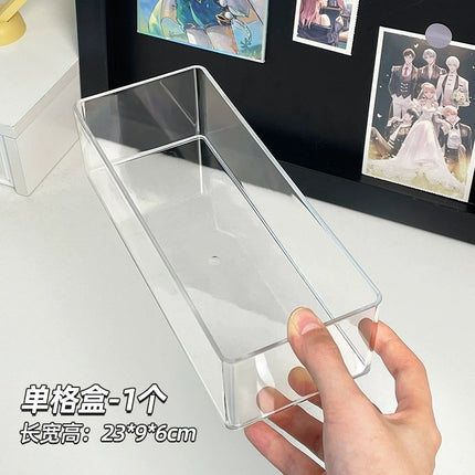 Transparent Sealed Badge Storage Box Single Protective Case Cover 58mm 75mm Moisture-Proof Desktop Display Stand