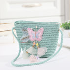 Tassel butterfly bag green