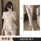 Apricot jacket + pants / S