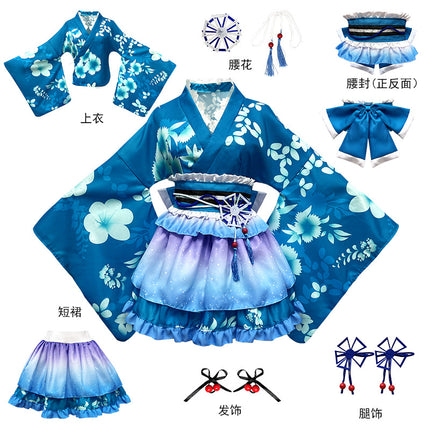All Employees Lovelive Summer Festival Yukata Awakening Real Ji Haiwei Fruit Kimono Exported to Japan Jile Jingwan House