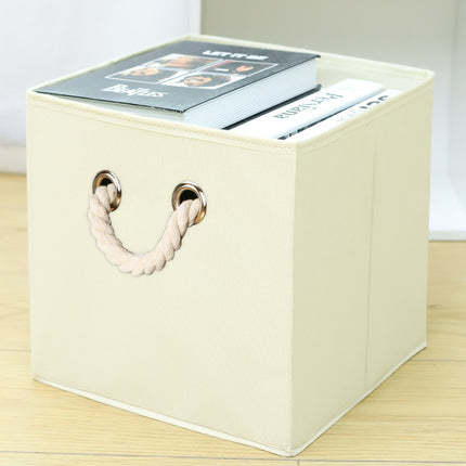 Amazon Lidless Storage Box Fabric Storage Box Foldable Large Drawer Storage Box Toy Storage Box