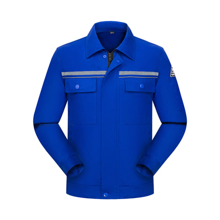 Spring and Autumn Anti-Static Work Clothes Single and Double Layer Gas Station Liquefied Station Gas Station Chemical Men's and Women's Long-Sleeved Work Clothes