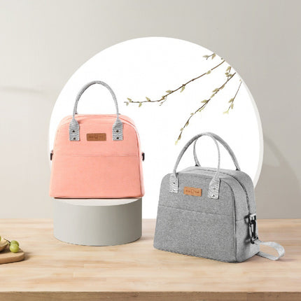 Portable Insulated Bag, Thickened Lunch Bag, Student Lunch Box Bag, Large Capacity Work Lunch Bag, Storage and Take-Out Bag