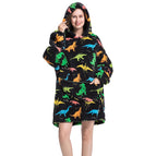 Multicolor dinosaur cold clothing / Free size adult length 90cm