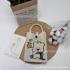 White = scarf bear
