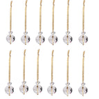 22mm transparent christmas balls 12 pcs/set