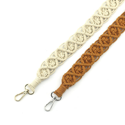 Hand-woven bag strap hand-woven bag with mobile phone case rope strap guitar strap camera strap DIY accessories decoration
