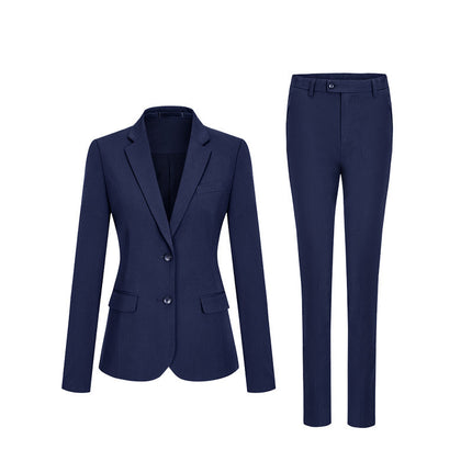 Autumn and Winter New Elastic Suit Suits for Men and Women, Business Formal Wear, Professional Wear, Work Clothes, Work Clothes Wholesale