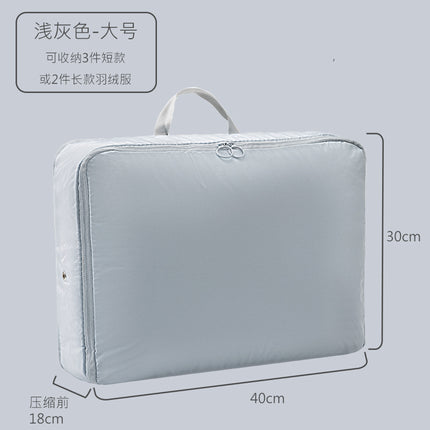 New satin duvet storage bag large fabric compressed quilt organizing storage bag moving storage bag