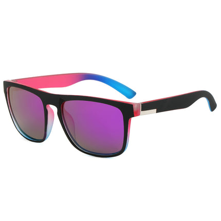 Polarized Elastic Paint Real Film Sunglasses Outdoor Beach Men's Sunglasses Fishing Mountaineering Glasses Anti-UV New