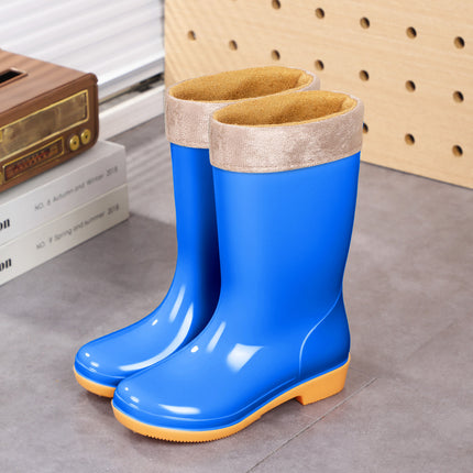 Women's High-Tube Rain Boots for Labor Protection, All-Season Rain Shoes, Kitchen Rubber Shoes, Mom's Cleaning Waterproof Shoes, Market Water Boots, Women's Shoes