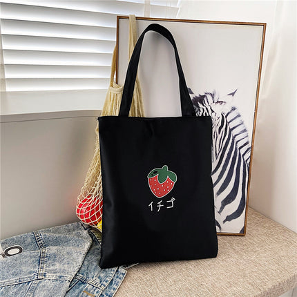 2022 Fashion Shoulder Bag Casual Oxford Cloth Printed Vegetable Bag Simple Portable Mommy Handbag