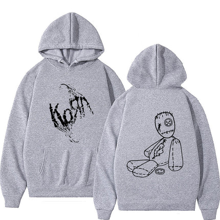 Rock Band Korn Issues Album Cover Graphic Hoodie Men Women g