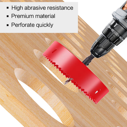 M42 bimetal large size hole opener 100mm woodworking iron pipe aluminum gypsum board PV drill hole saw